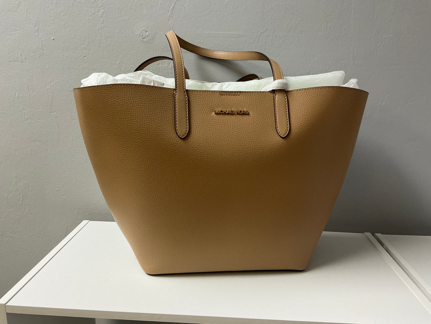 #4 MK Tan Large Tote