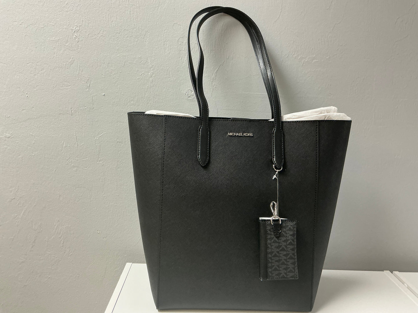 #7 MK Black Tote with ID Holder