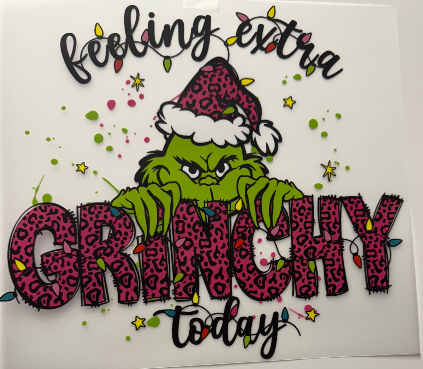 Feelin extra Grinch Purple