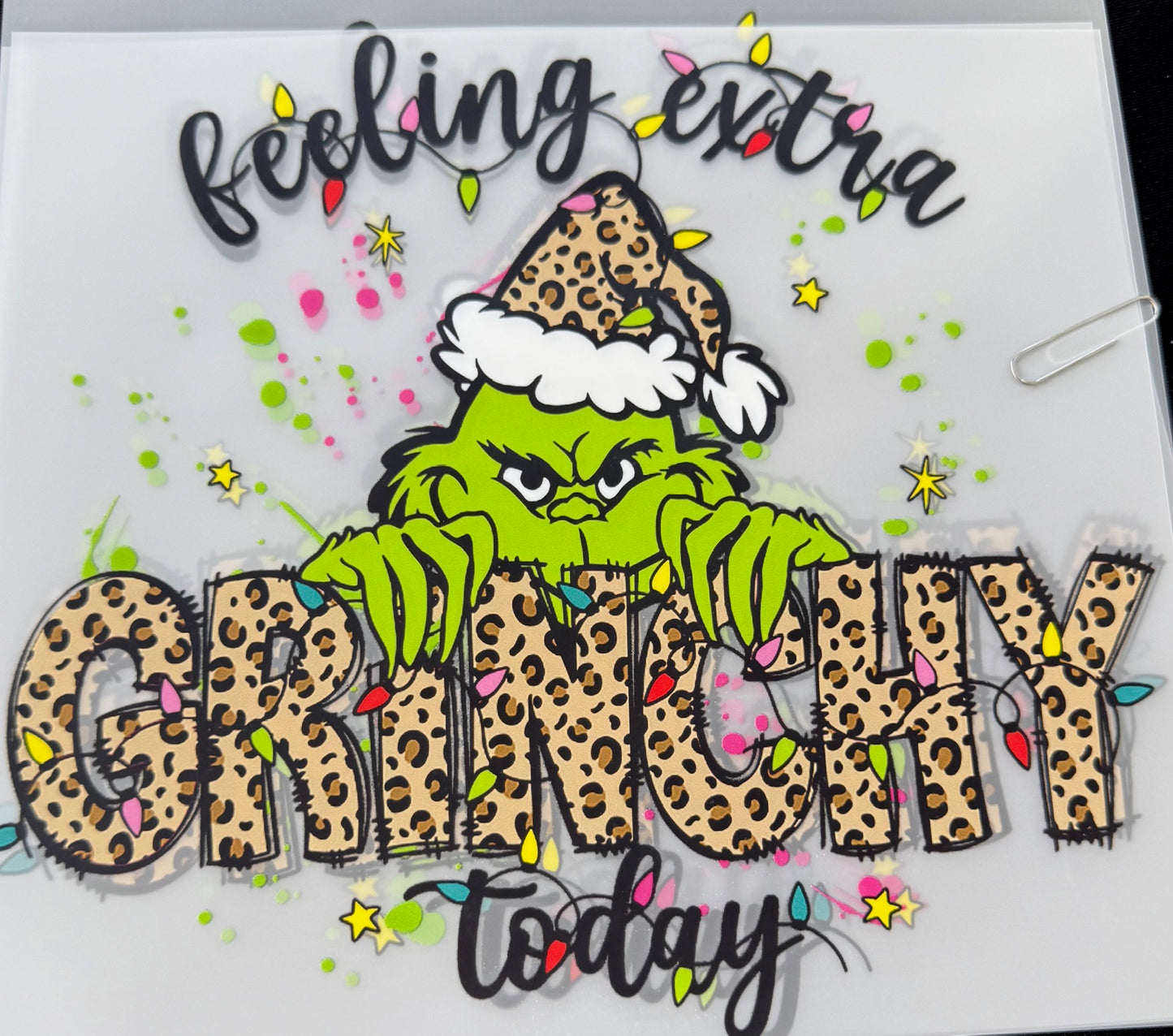 Feelin extra Grinch Brown