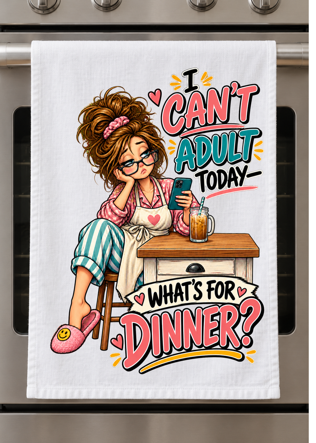 Kitchen Towel - I cant Adult