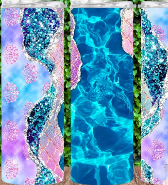 Blue - Pinkish Design