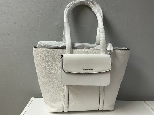 #63 White MK Large Tote