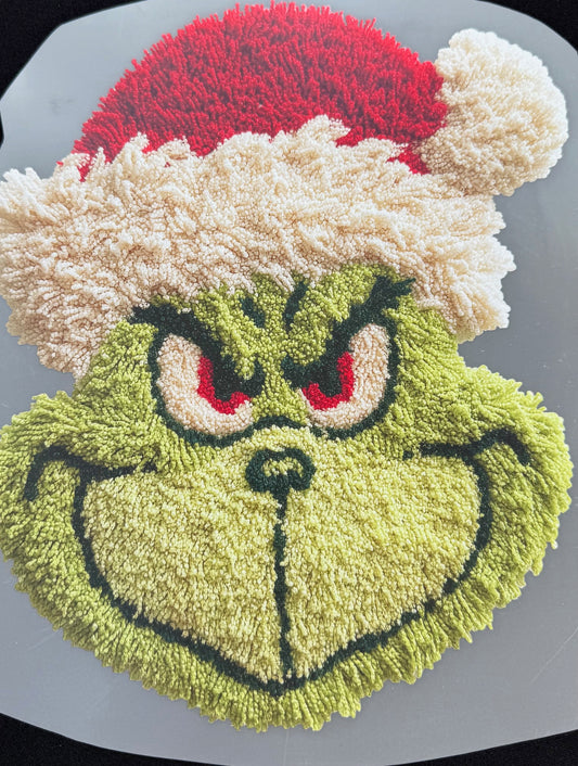 Grinch Yarn Face