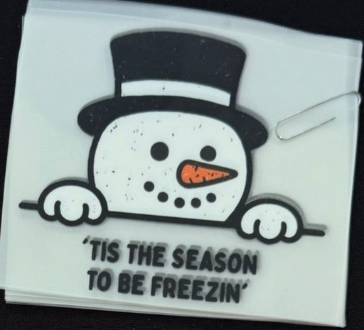 Pocket Print Snowman