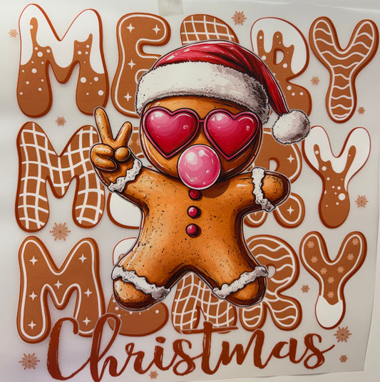 Merry Christmas Gingerbread man