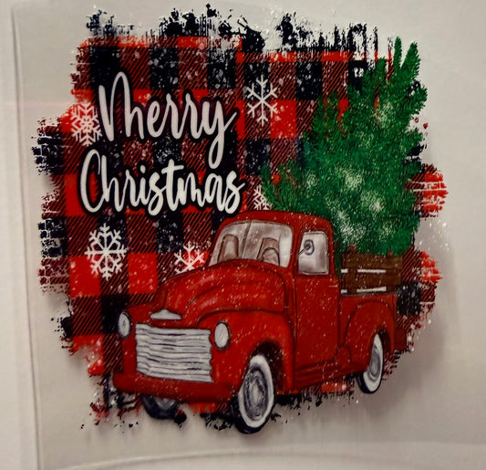 Merry Christmas Red Truck