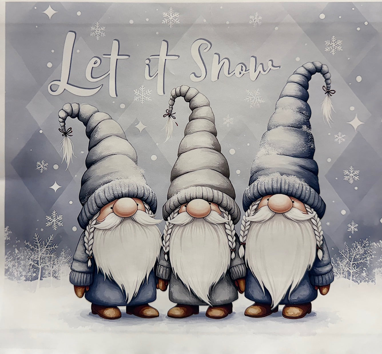 Gnome Let it Snow - Blue