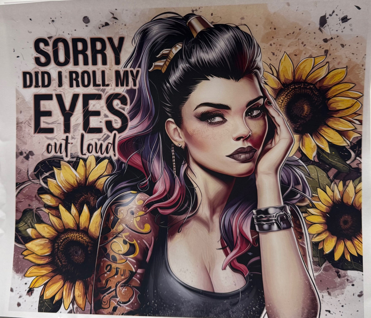Sorry for my eyes