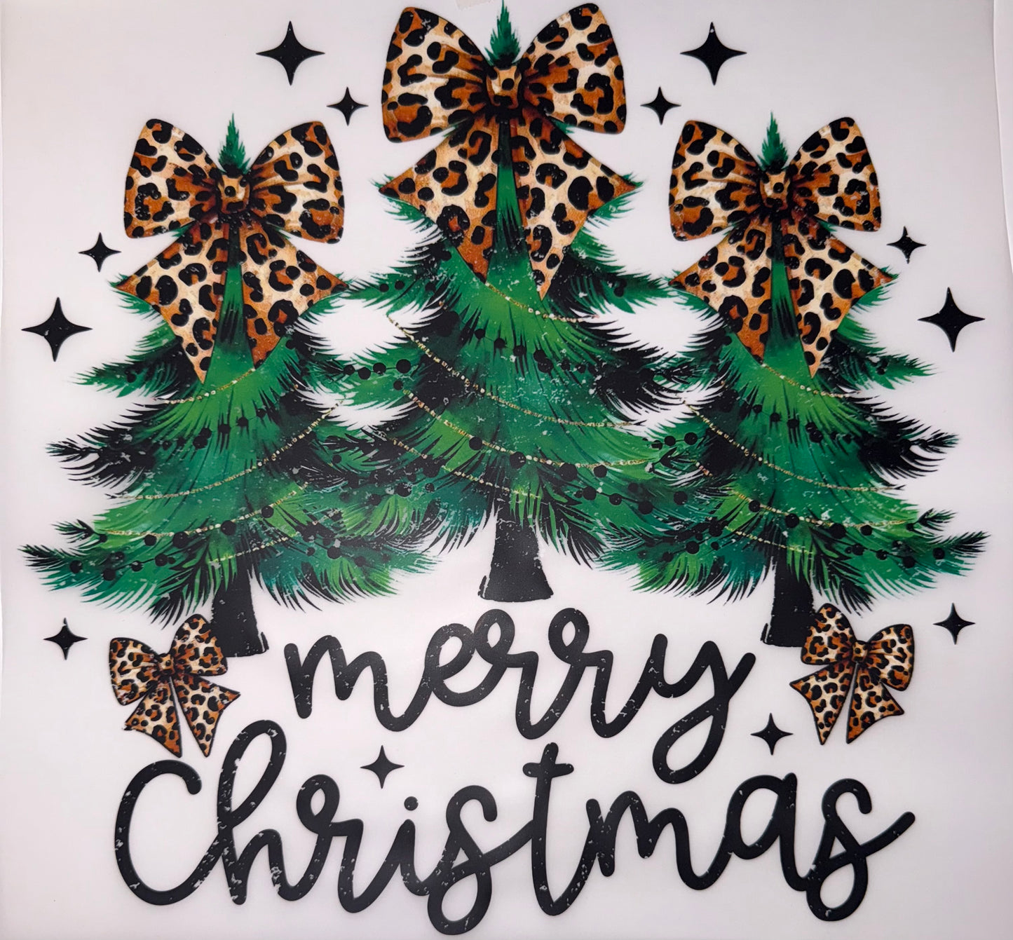 Merry Christmas Animal Print