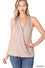 # 152  (Ash Mocha ) Criss Cross Halter Top