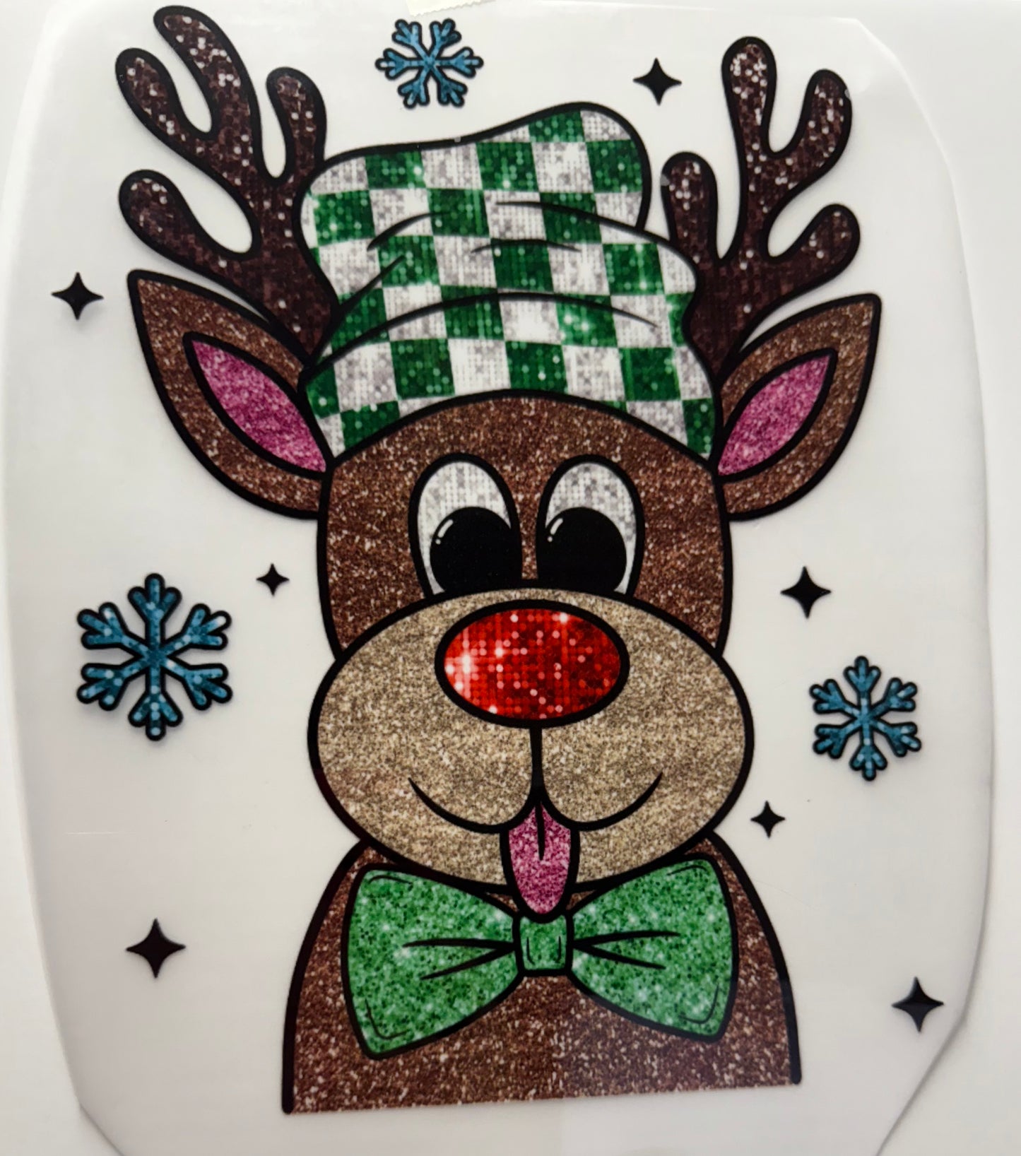 Kids Reindeer with Green Hat