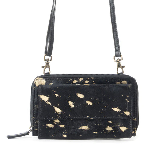 # 132 -  Black Cowhide Wallet Purse