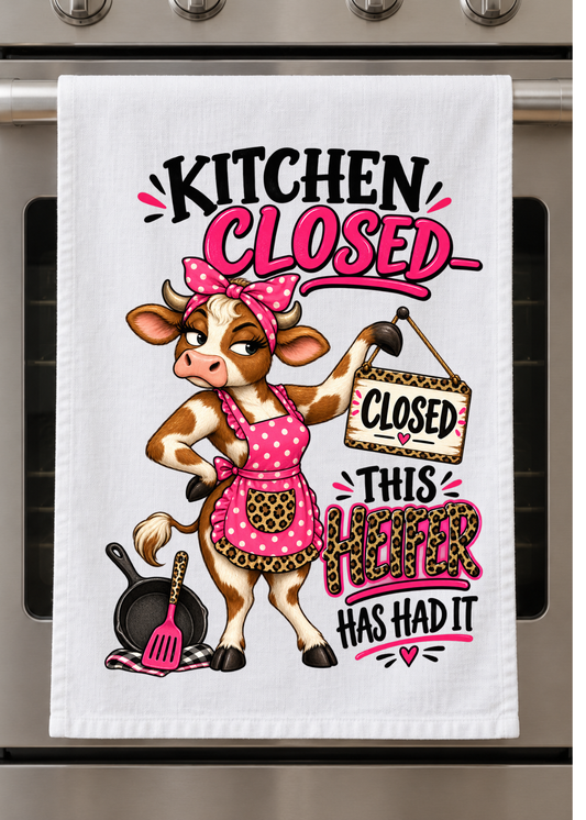 Kitchen Towel - Kitchen Closed