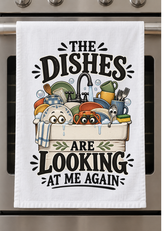 Kitchen Towel - The dishes design 2
