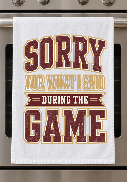 Kitchen Towel  - Football Design 2