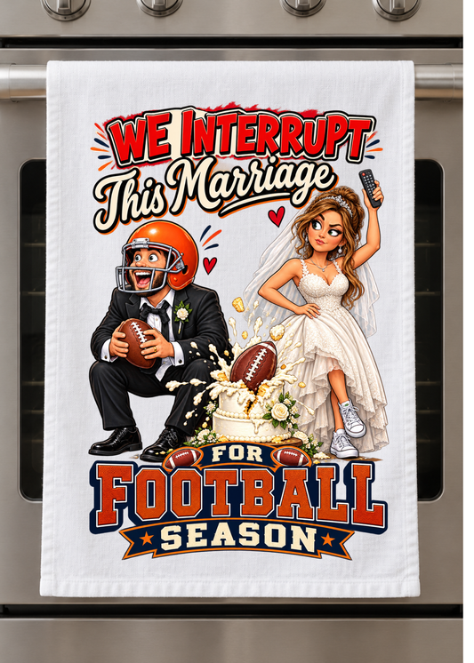 Kitchen Towel  - Football Design 6