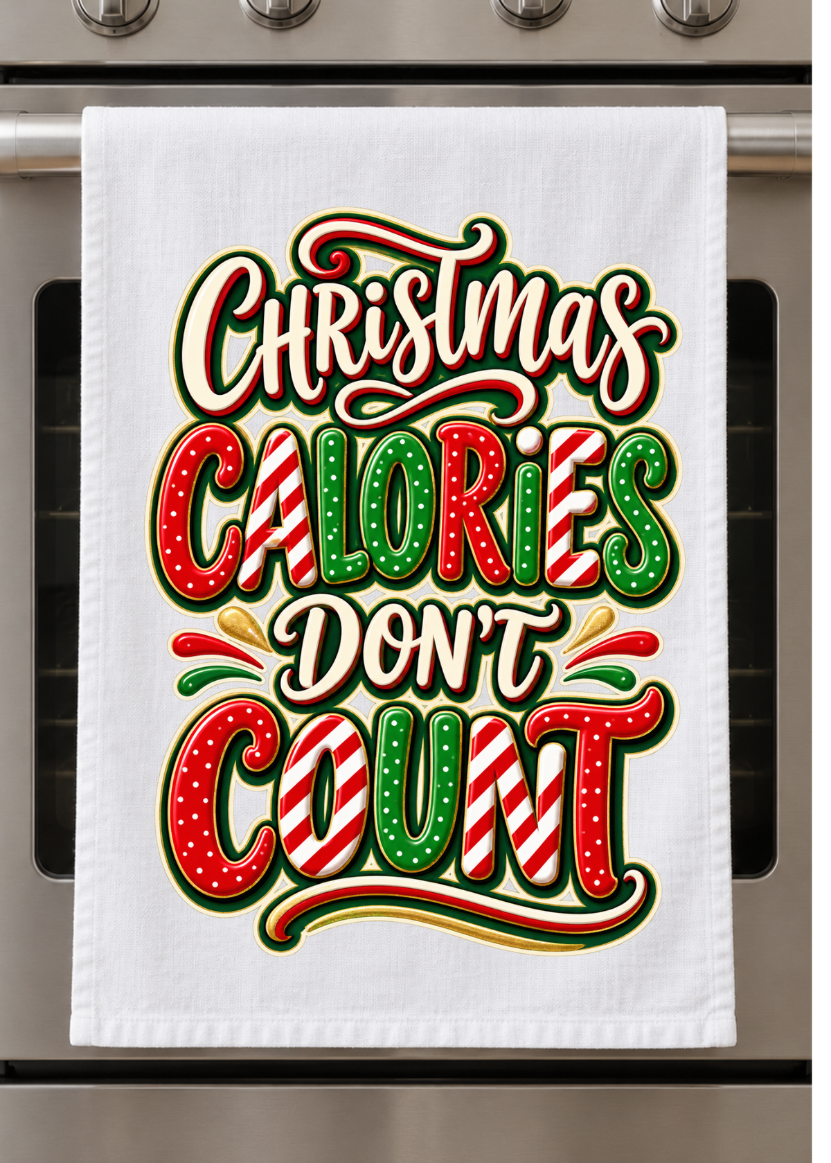 Kitchen Towel  - Christmas Calories