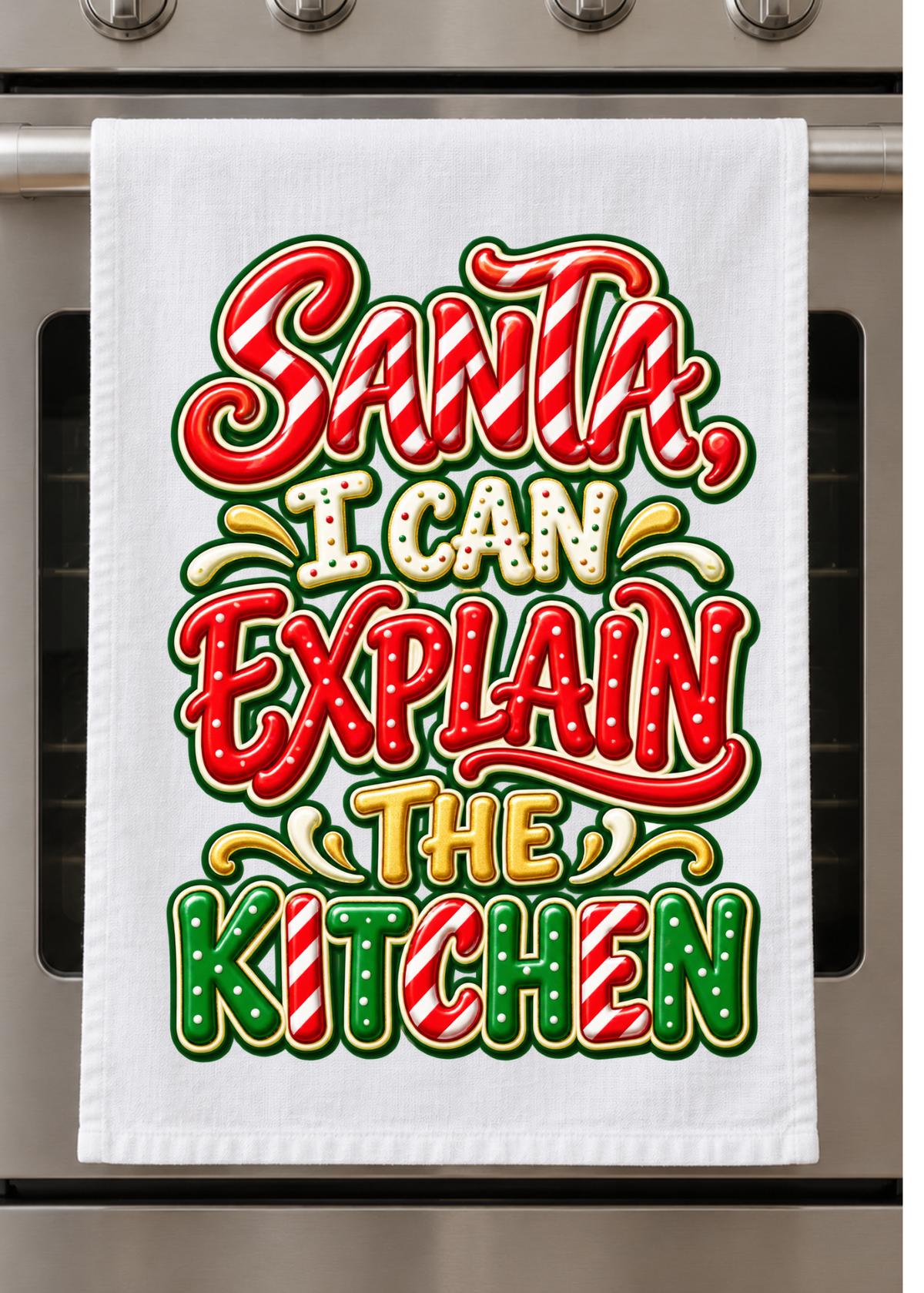 Kitchen Towel  - Christmas - Santa I can explain