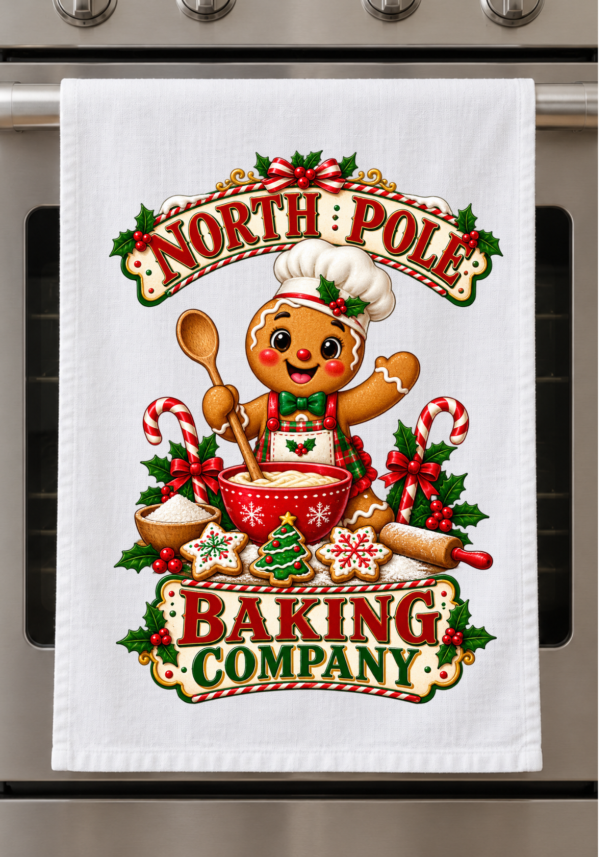 Kitchen Towel  - Christmas - North Pole Baking