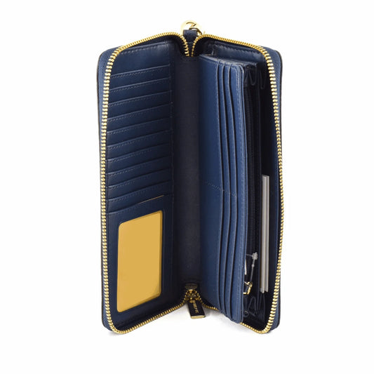 #11 MK Navy Continental Wallet